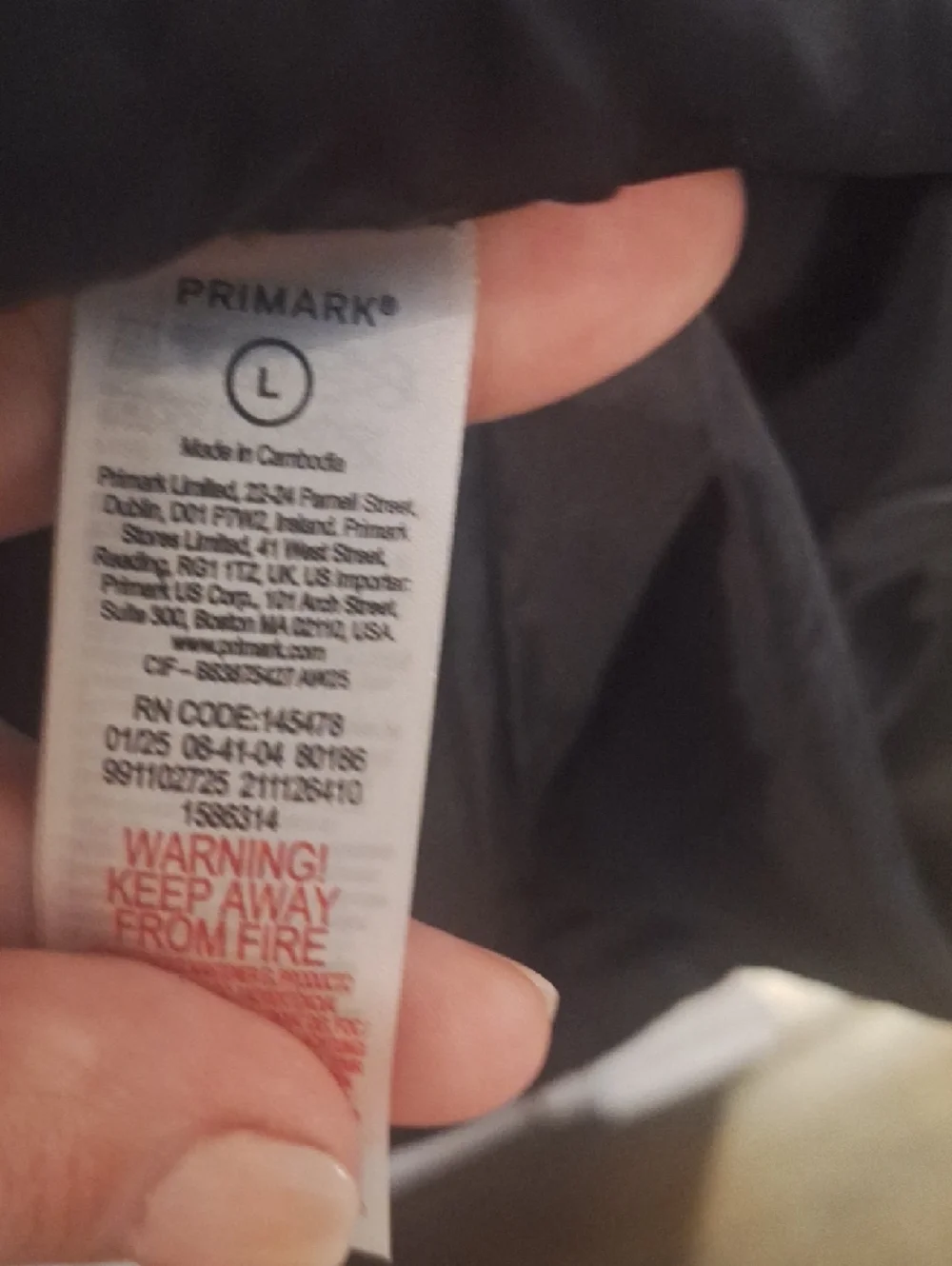 Primark Black Puffer Jacket with Hood - Picture 4 of 5